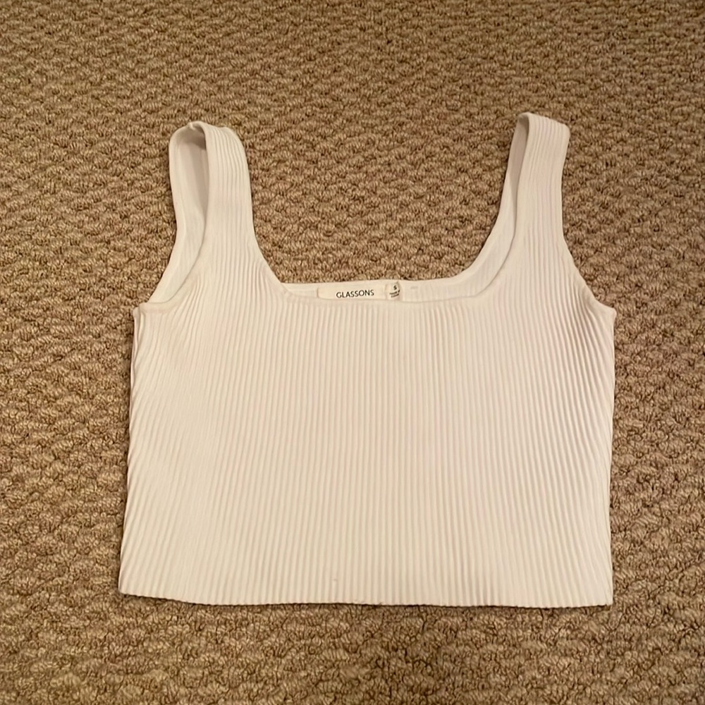 Glassons square neck crop top
